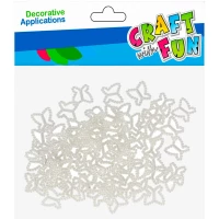 Ilustracja produktu Craft With Fun Ozdoba Dekoracyjna Motylki Perłowe 501925